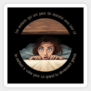 Le monstre sous votre lit Sticker